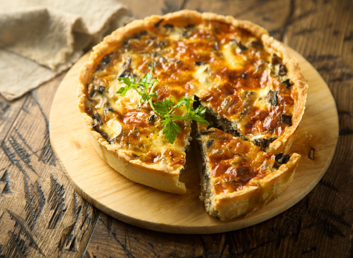 Quiche - Tomato, Bacon & Cheddar