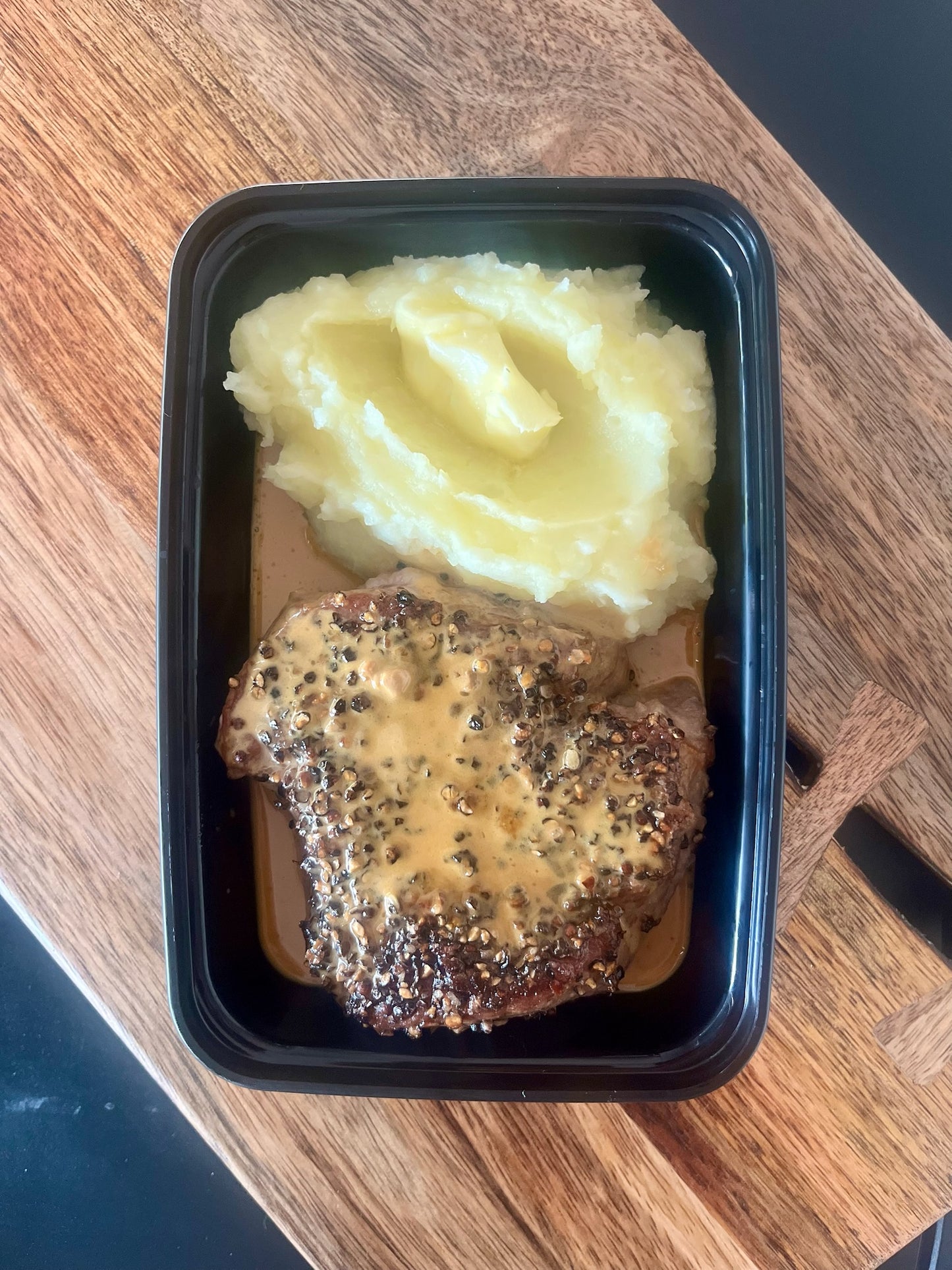 Pork Chop Au Poivre