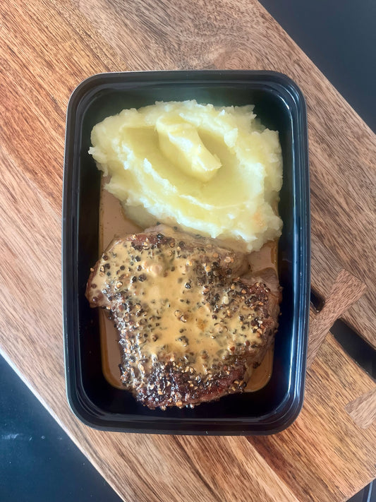 Pork Chop Au Poivre