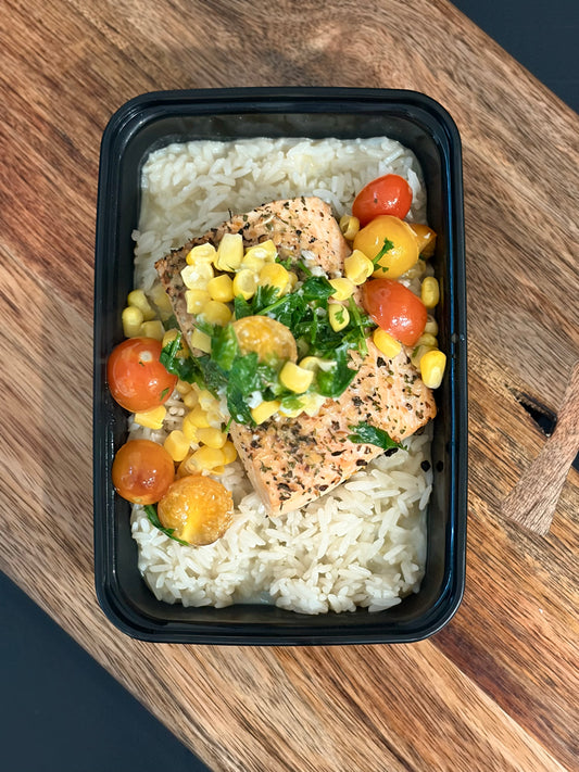 Coconut Curry Salmon & Jasmine Rice