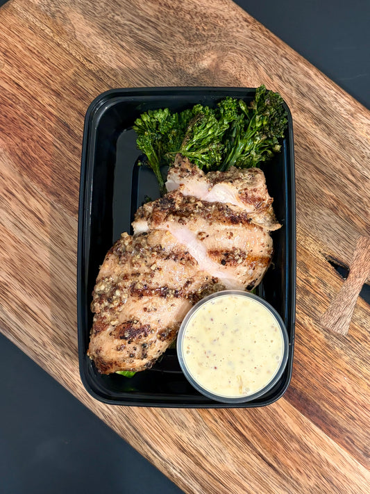 Grilled Chicken with Broccolini