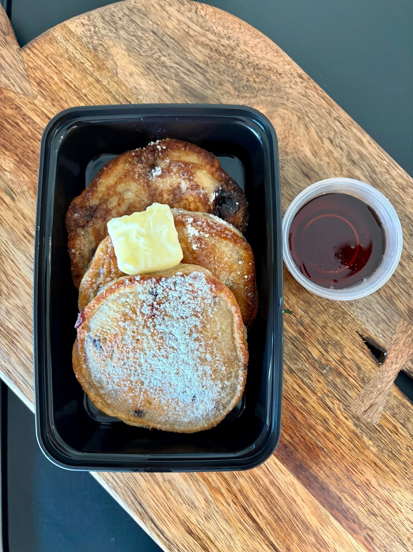 Blueberry Protein Pancakes