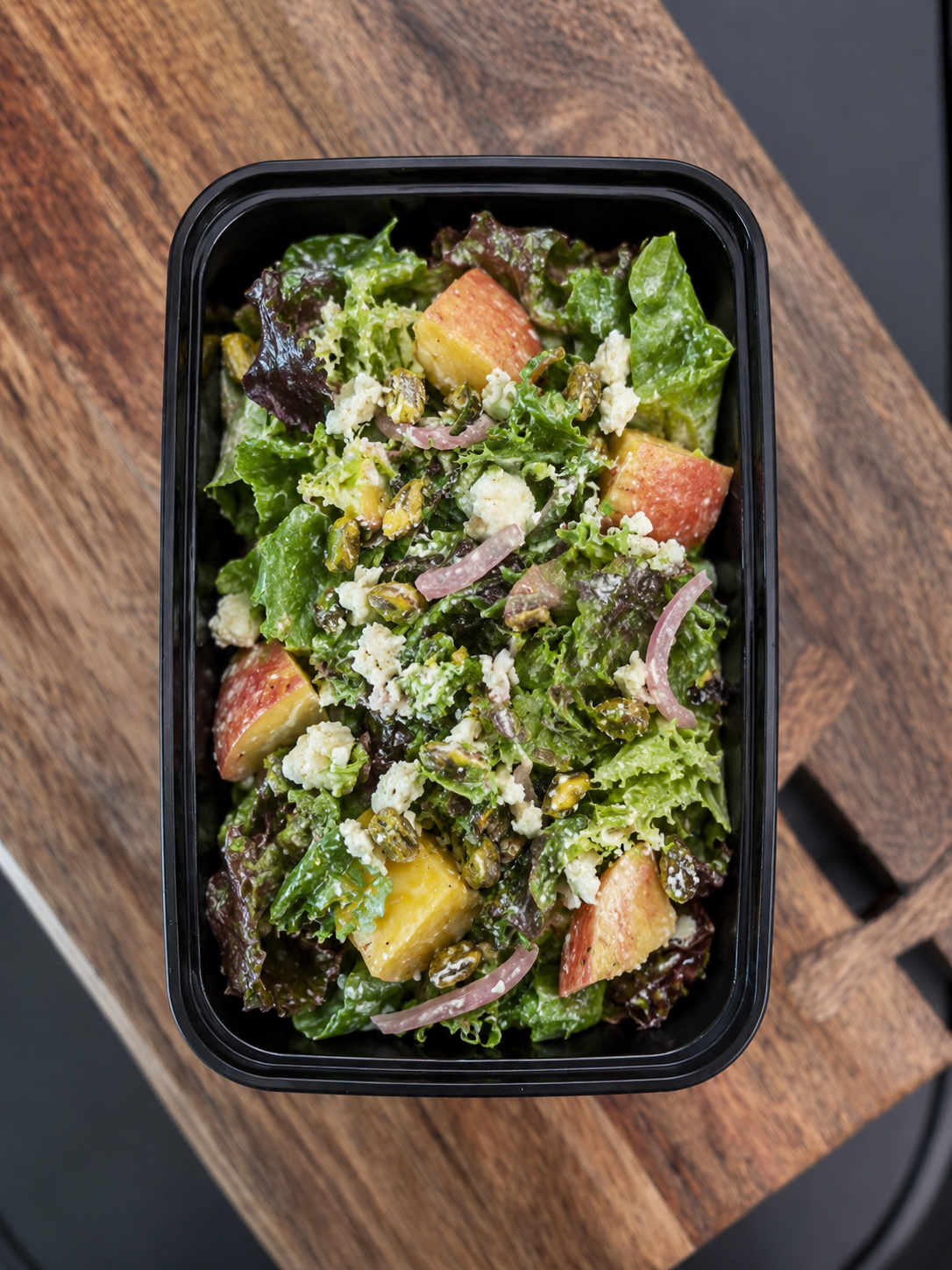 Peach and Goat Cheese Salad